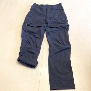 REI Blue zip off pants